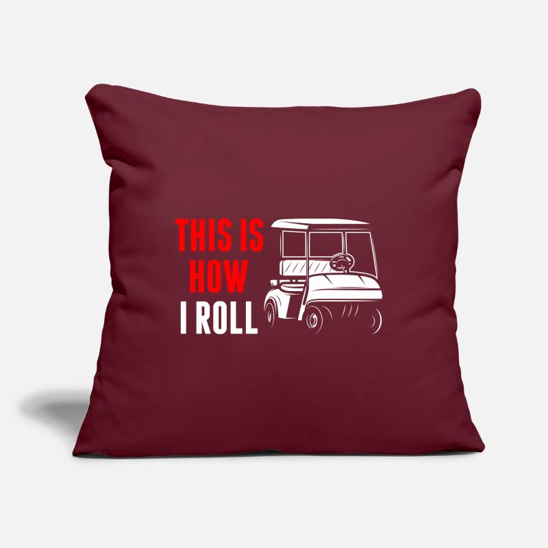 golf golf course Sofa pillow with filling 45cm x 45cm