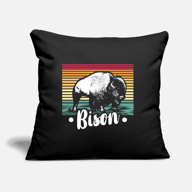 bison Coussin et housse de 45 x 45 cm