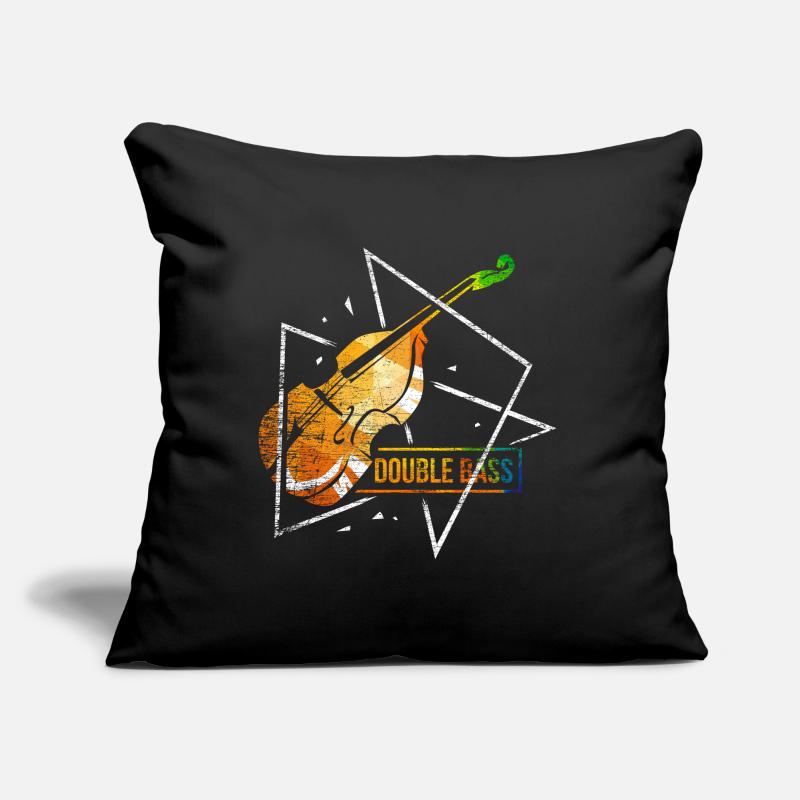 Polygone violon double basse Coussin et housse de 45 x 45 cm