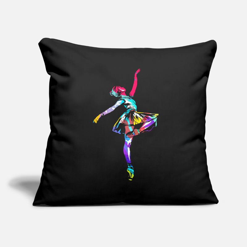 Polygone de ballet Coussin et housse de 45 x 45 cm