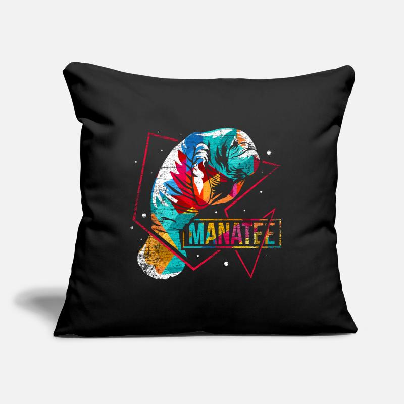 Polygone de la vache de mer Coussin et housse de 45 x 45 cm