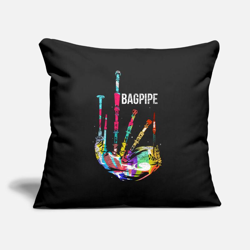 Cadeau de cornemuse Coussin et housse de 45 x 45 cm