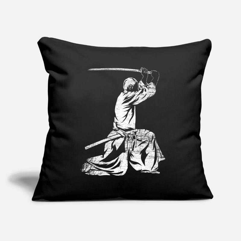Kumdo épée Kendo cadeau Coussin et housse de 45 x 45 cm