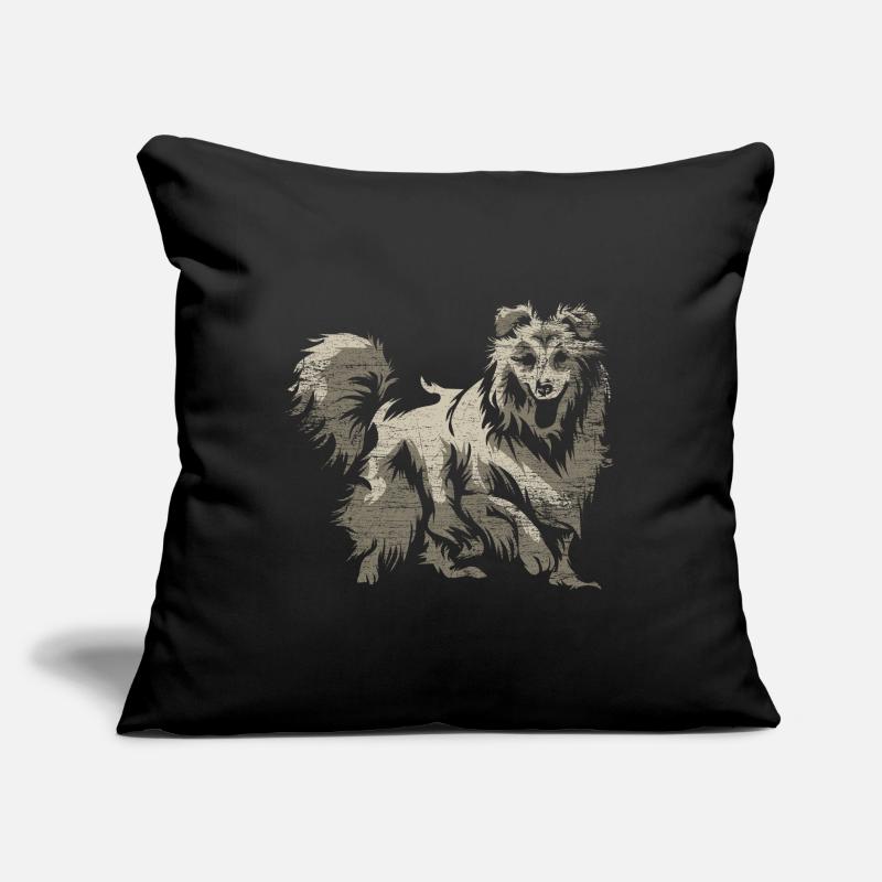 Shetland Shepherd Gift Sofa pillow with filling 45cm x 45cm
