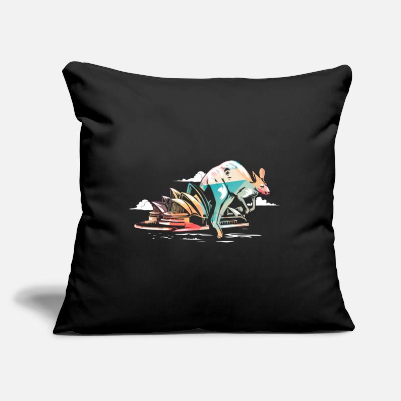 Kangaroo australia Sofa pillow with filling 45cm x 45cm