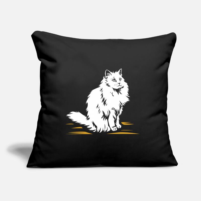 Ragdoll-Katze Sofakissen mit Füllung 45 x 45 cm
