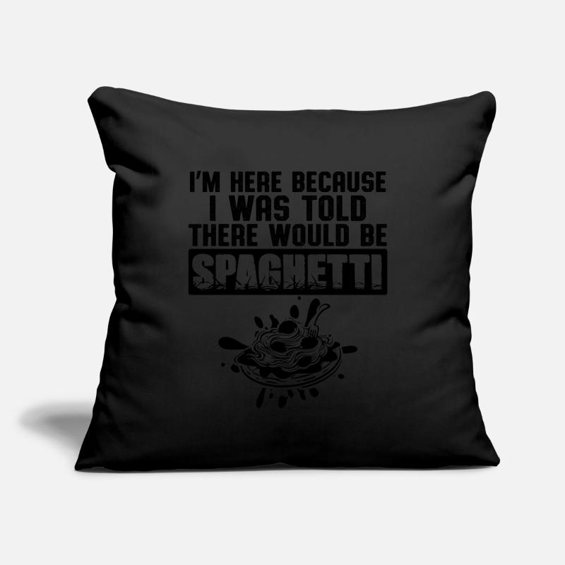 pâtes spaghetti Coussin et housse de 45 x 45 cm