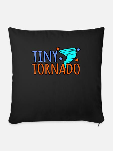 Tornado - Sofakissen mit Füllung 45 x 45 cm - Schwarz