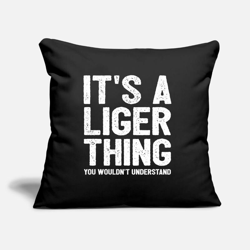 Liger Lustiges Geschenk Sofakissen mit Füllung 45 x 45 cm