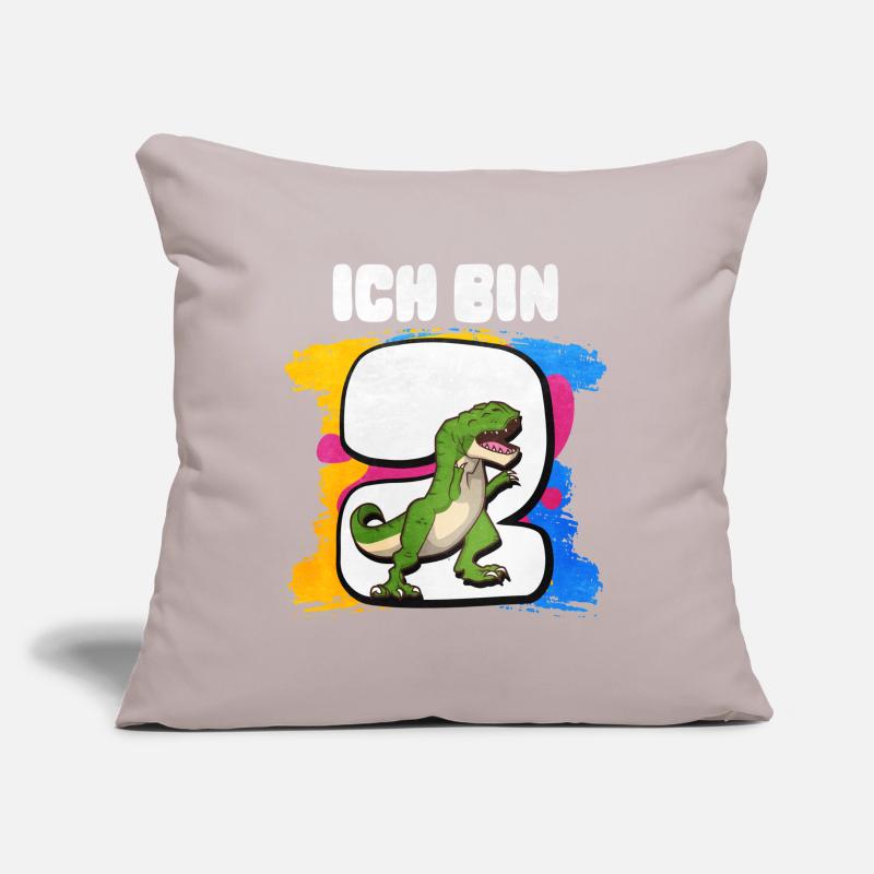 Ich Bin 2 T-Rex Sofakissen mit Füllung 45 x 45 cm