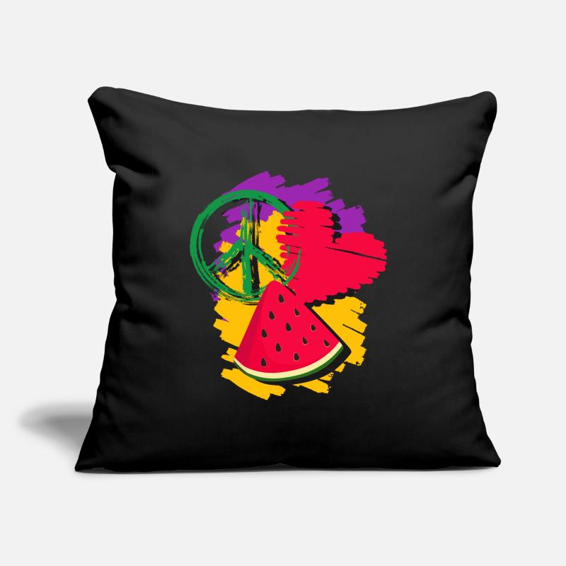 Pastèque Coussin et housse de 45 x 45 cm