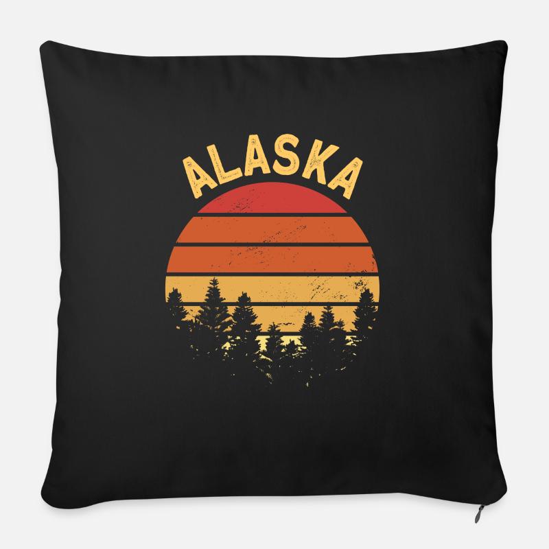 alaska - Sofakissen mit Füllung 45 x 45 cm - Schwarz