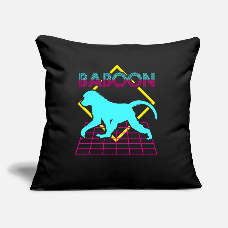 Gift for baboon lover Sofa pillow with filling 45cm x 45cm