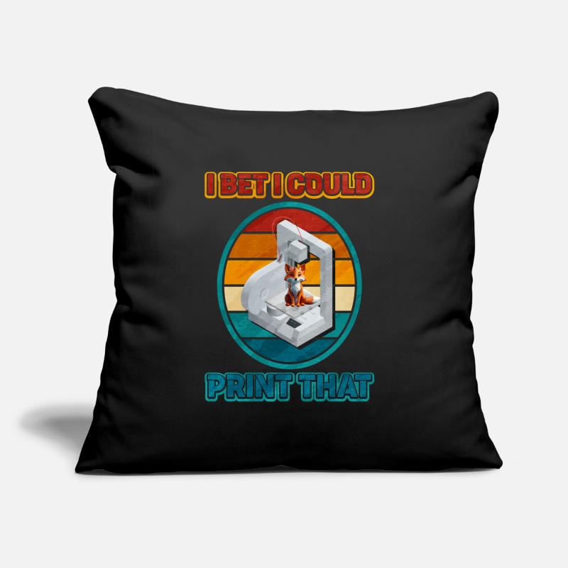 Impression 3D Coussin et housse de 45 x 45 cm