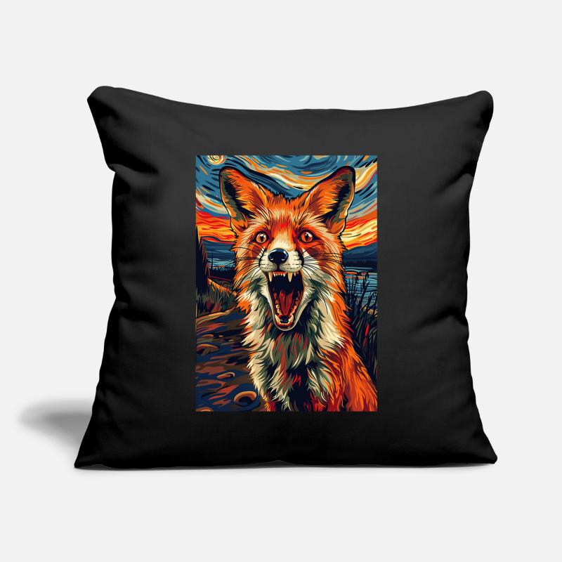 Fuchs Sofakissen mit Füllung 45 x 45 cm