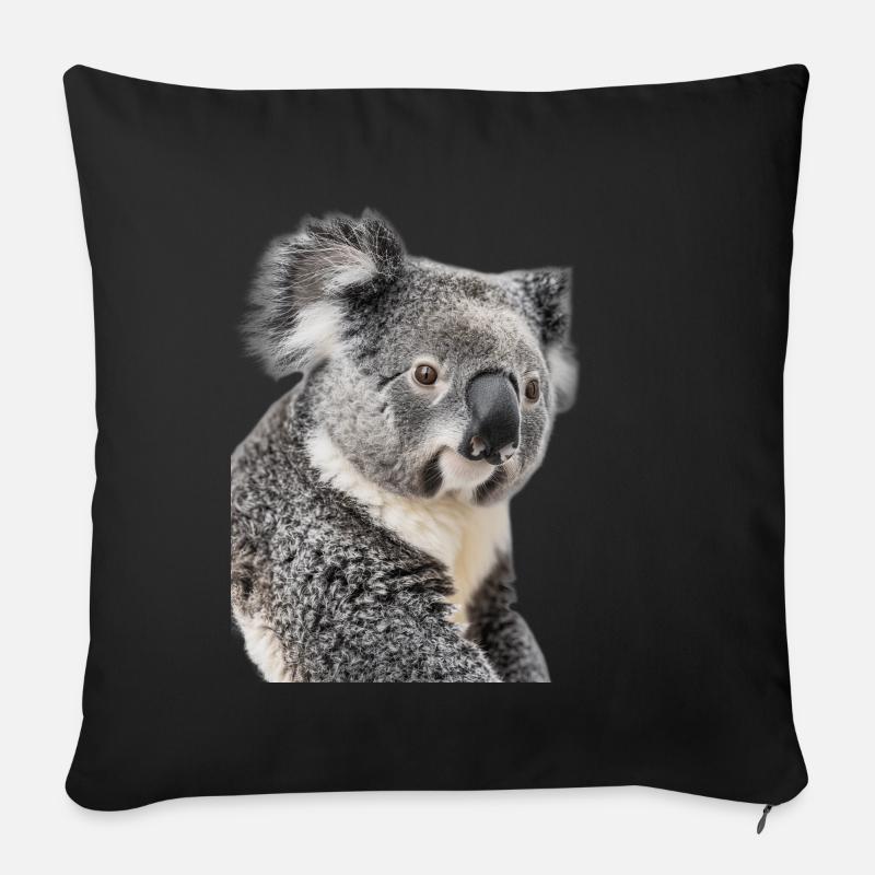 Koala - Sofakissen mit Füllung 45 x 45 cm - Schwarz
