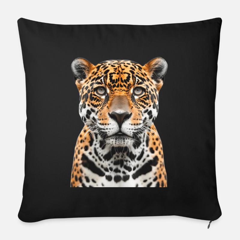 Jaguar - Sofakissen mit Füllung 45 x 45 cm - Schwarz