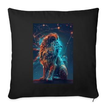 Capricorne - Coussin et housse de 45 x 45 cm - noir - Devant