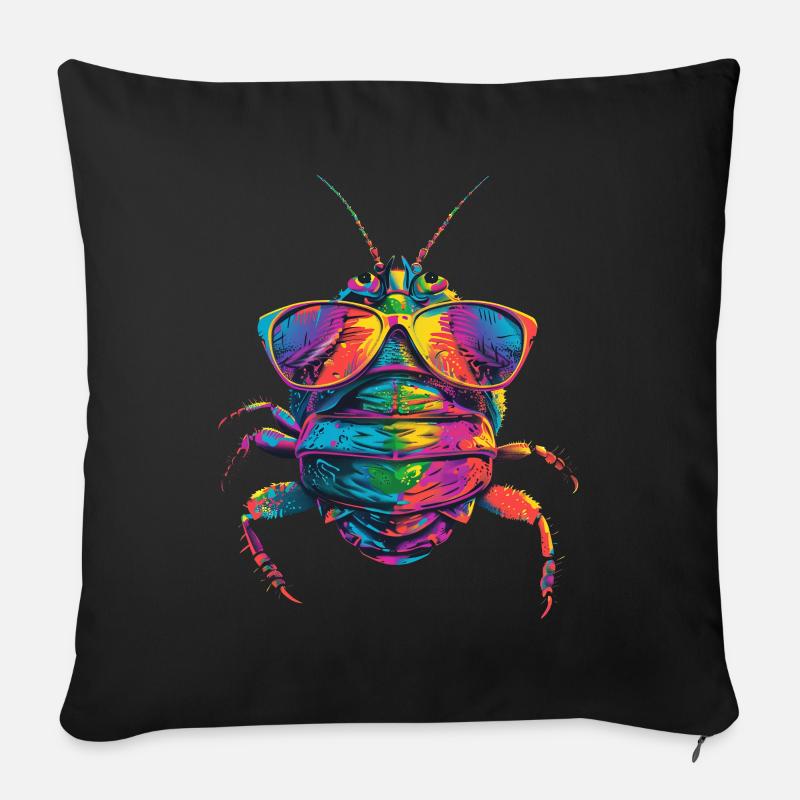 Assel - Sofakissen mit Füllung 45 x 45 cm - Schwarz