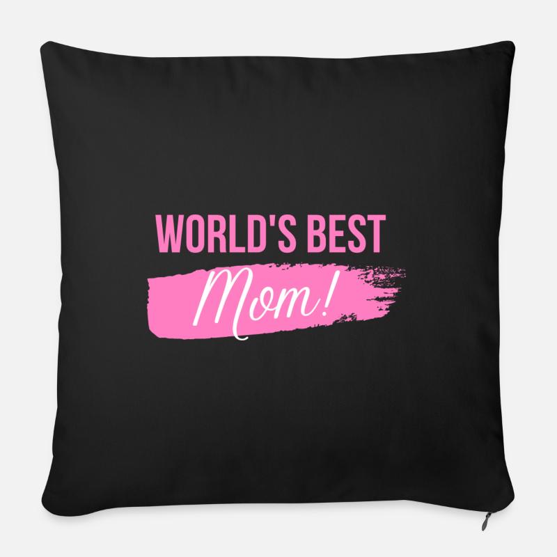 Weltbeste Mutter - Sofakissen mit Füllung 45 x 45 cm - Schwarz