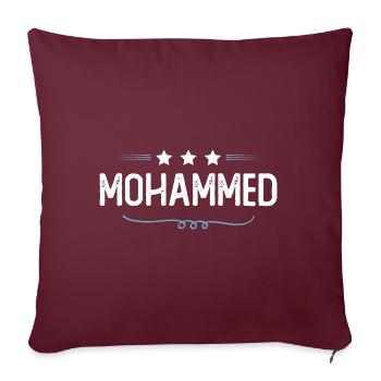 Mohammed - Sofa pillow with filling 45cm x 45cm - burgundy - Front