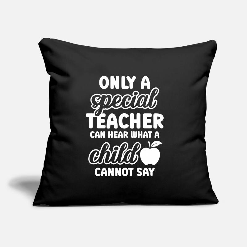 a special teacher can hear what a child cannot Sofakissen mit Füllung 45 x 45 cm