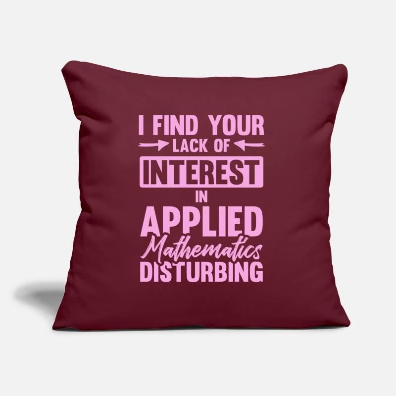Learn mathematics Sofa pillow with filling 45cm x 45cm