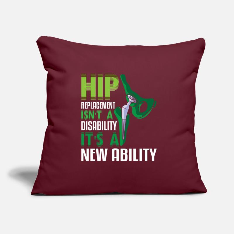 Hip Replacement Isn't a disability Sofakissen mit Füllung 45 x 45 cm