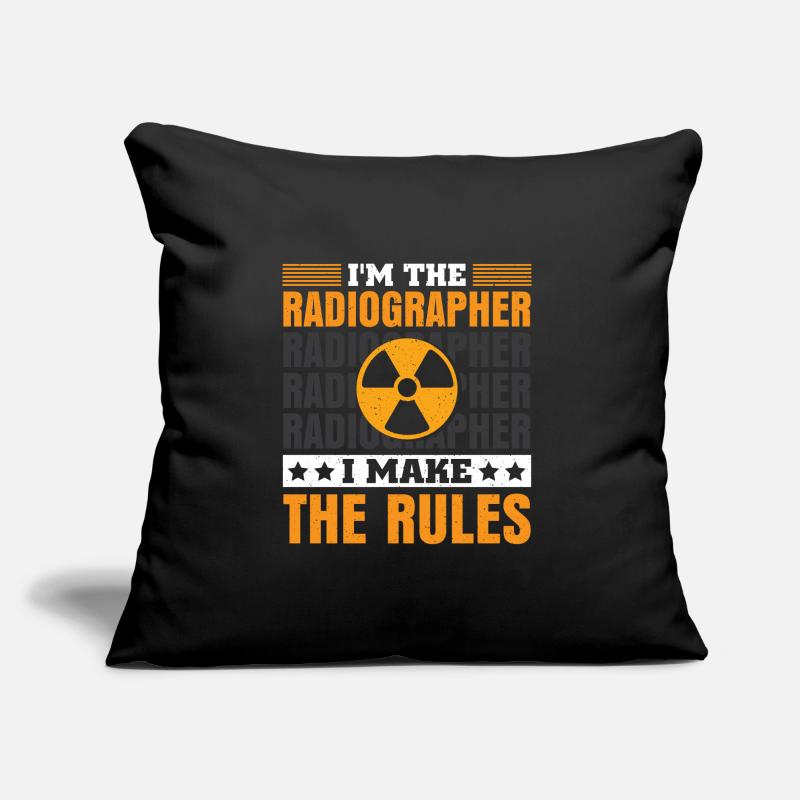Im a radiographer because i don't mind hard work Sofakissen mit Füllung 45 x 45 cm