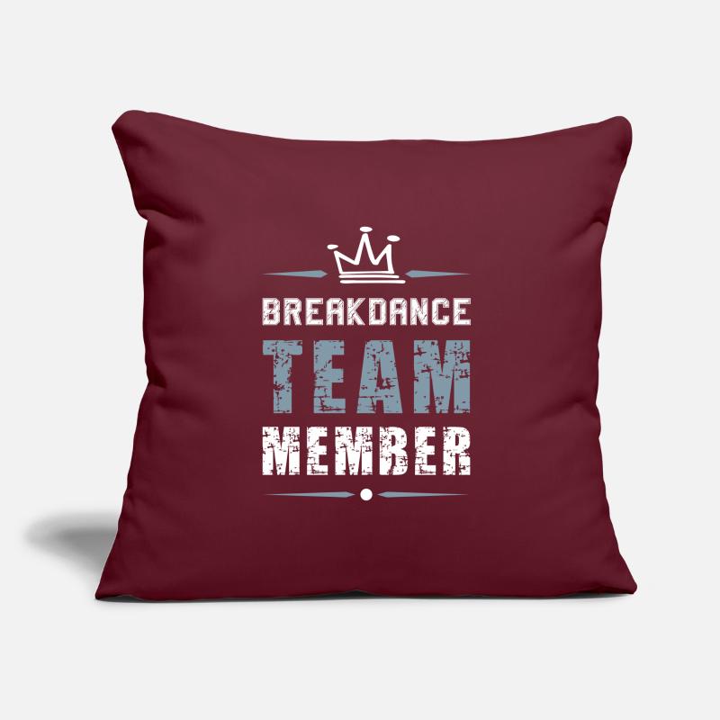 Équipe de breakdance Coussin et housse de 45 x 45 cm