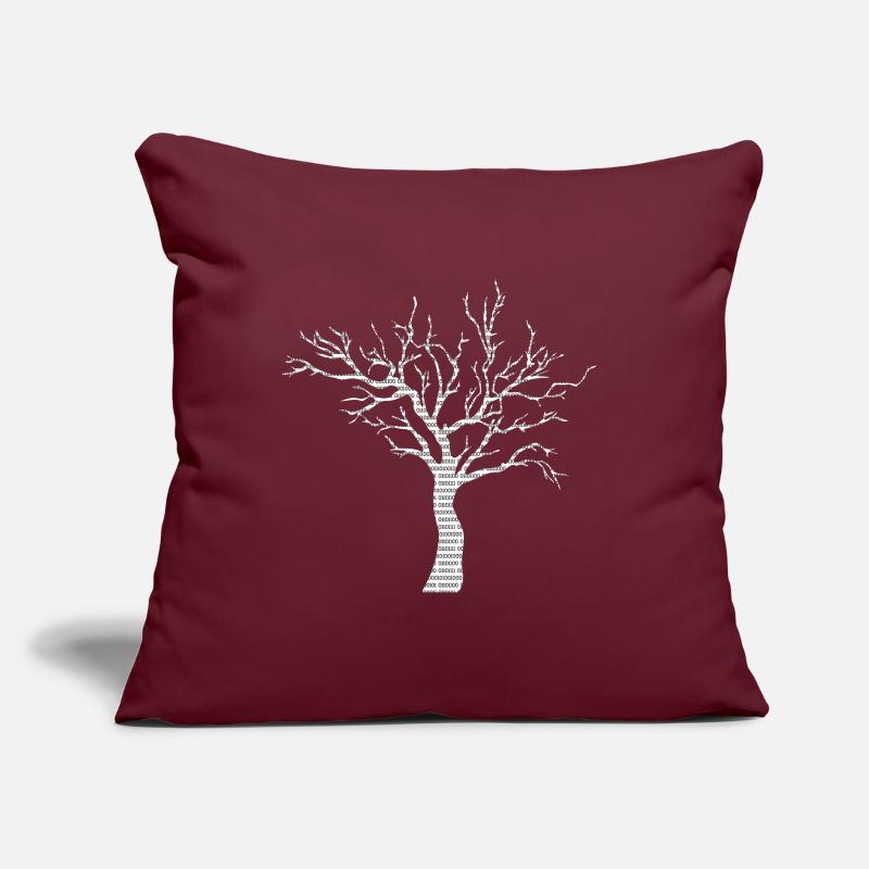 Binary Tree Admin Hacker Coder Programmierer Sofakissen mit Füllung 45 x 45 cm