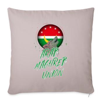 Arab Maghreb Union - Sofa pillow with filling 45cm x 45cm - light taupe - Front
