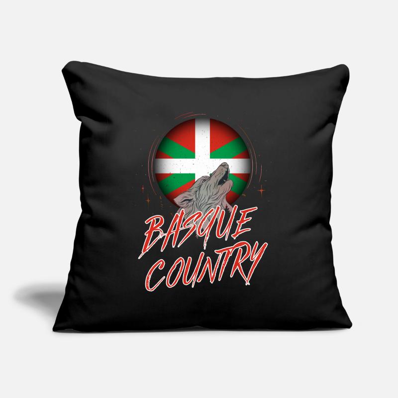 Pays Basque Coussin et housse de 45 x 45 cm