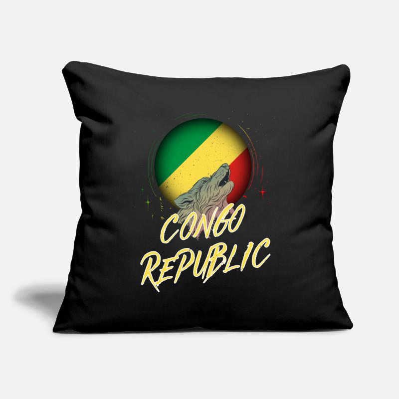 Congo Republic Sofa pillow with filling 45cm x 45cm