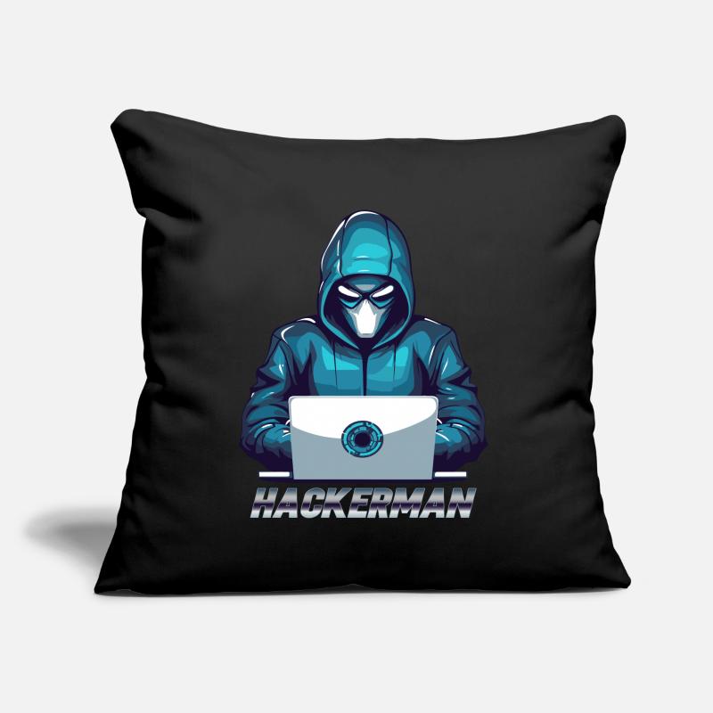 Hacker Meme Cyber Security Hacking Hackerman Sofakissen mit Füllung 45 x 45 cm