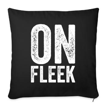 On Fleek Just On Fleek - Sofa pillow with filling 45cm x 45cm - black - Front