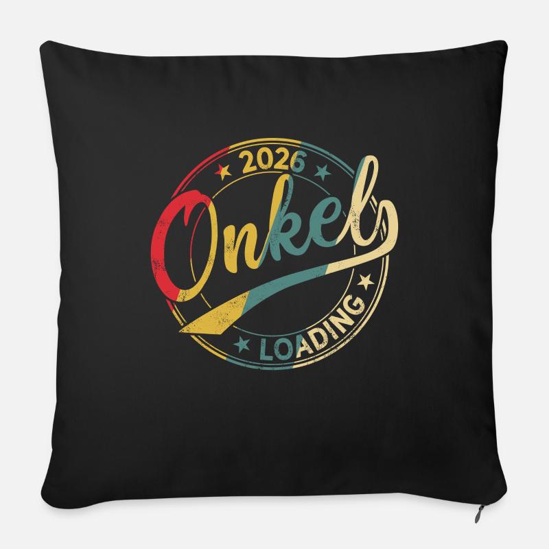 Onkel 2026 Loading Werdender Onkel 2026 - Sofakissen mit Füllung 45 x 45 cm - Schwarz