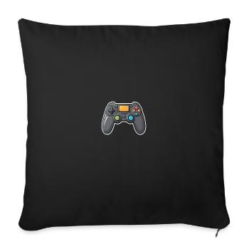 Gaming Controller - Sofakissen mit Füllung 45 x 45 cm - Schwarz - Vorne