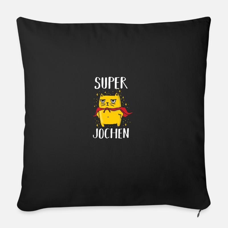 Jochen - Sofakissen mit Füllung 45 x 45 cm - Schwarz