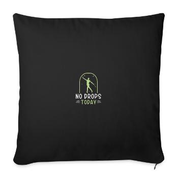 Majorette dancer drum major - Sofa pillow with filling 45cm x 45cm - black - Front