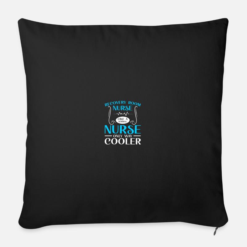 PACU Krankenschwester Aufwachraum Krankenschwester - Sofakissen mit Füllung 45 x 45 cm - Schwarz