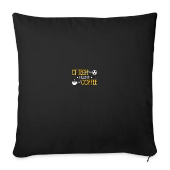 Röntgen CT-Techniker - Sofakissen mit Füllung 45 x 45 cm - Schwarz - Vorne