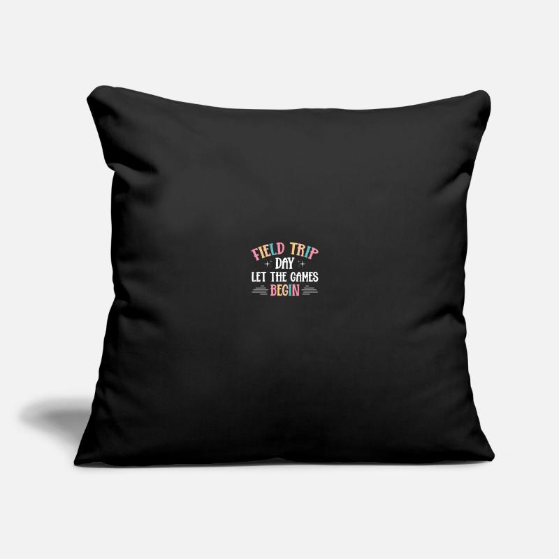 Journée d’excursion de l’enseignant sur le terrain Coussin et housse de 45 x 45 cm