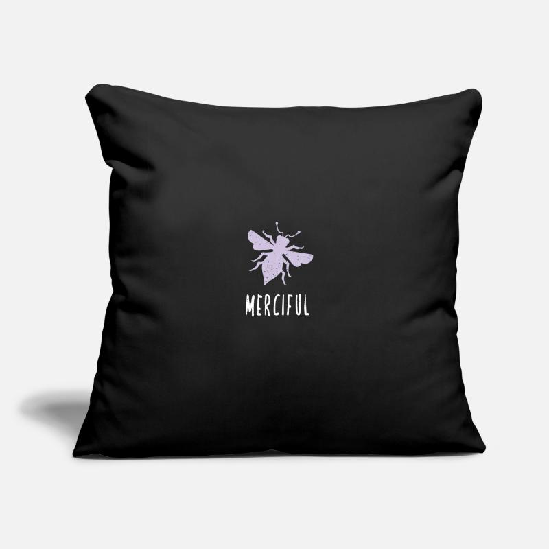 Purple Pastel Bee Merciful Bee Be Merciful Sofa pillow with filling 45cm x 45cm