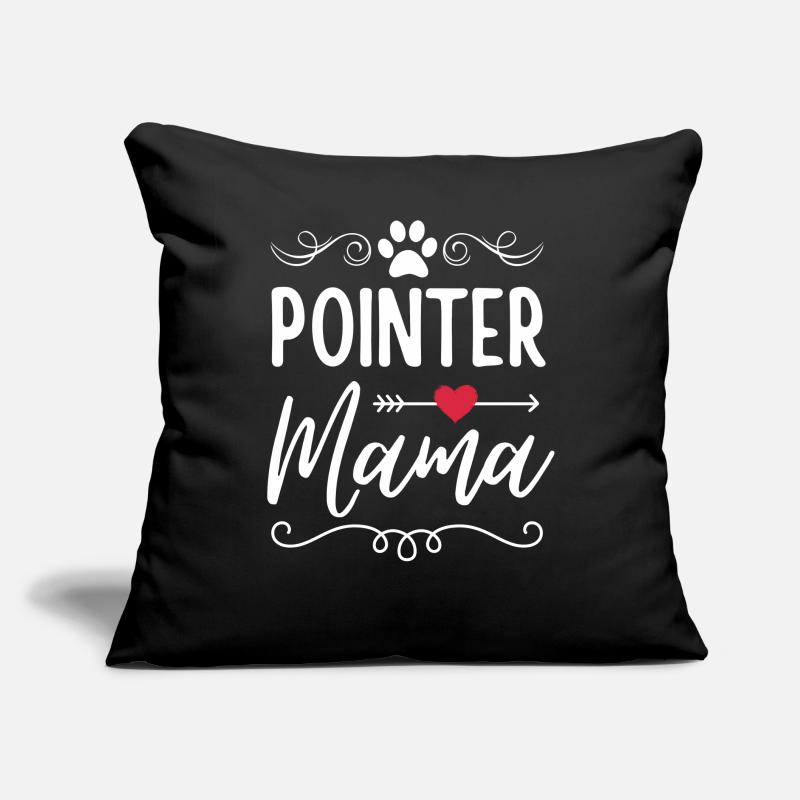 Pointer Mama Pointer Amateurs Coussin et housse de 45 x 45 cm