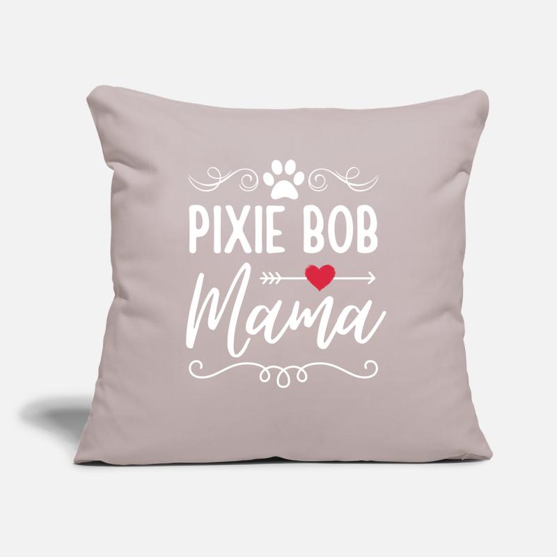 Pixie Bob Cat Mama Pixie Bob Mom Sofa pillow with filling 45cm x 45cm