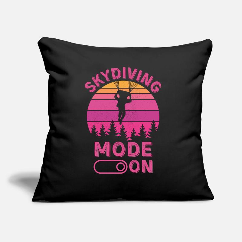 Mode parachutisme activé Coussin et housse de 45 x 45 cm