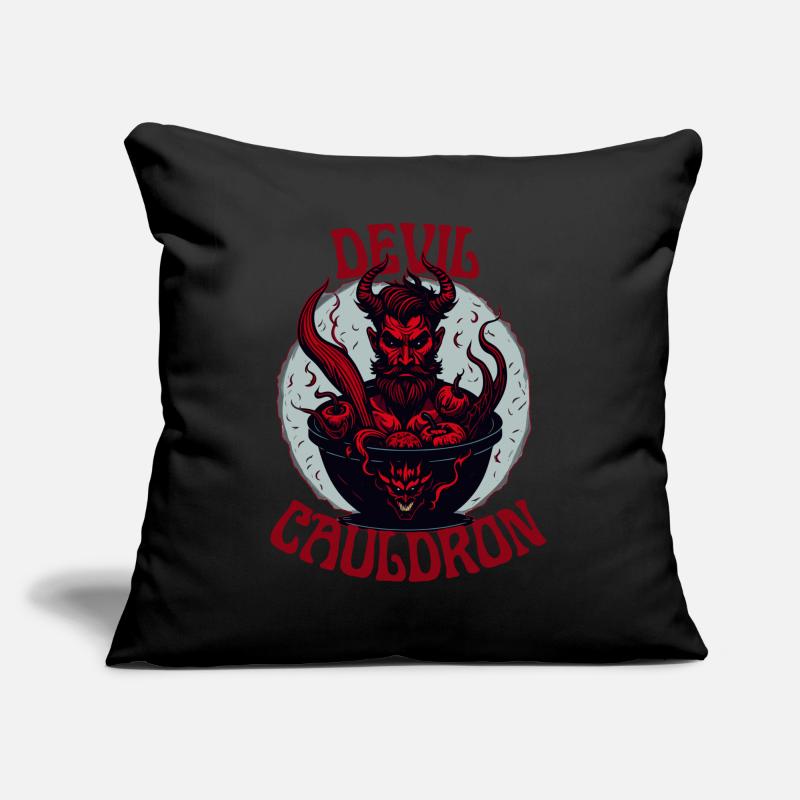 Devil Cauldron Hells Kitchen Sofakissen mit Füllung 45 x 45 cm