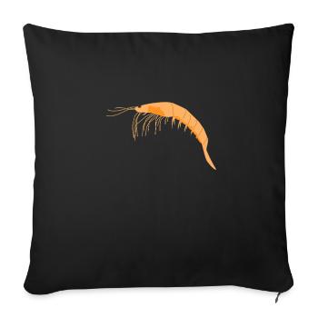 Fundamental Oceanic Krill - Sofa pillow with filling 45cm x 45cm - black - Front