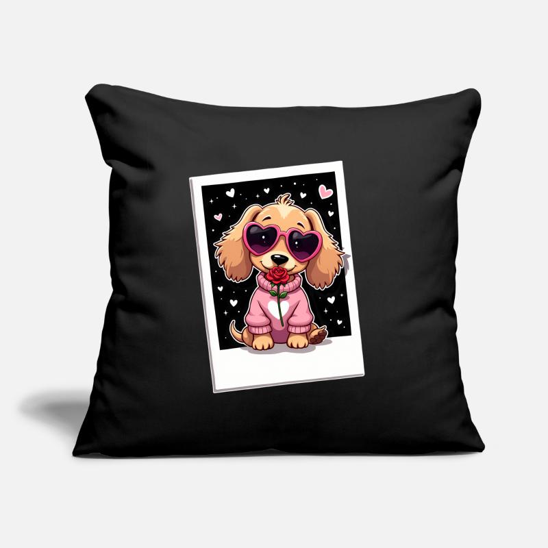 Dackel teckel teckel tekel Coussin et housse de 45 x 45 cm